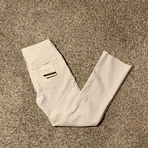 Pilcro Anthro White High-Rise Bootcut Pants NWT